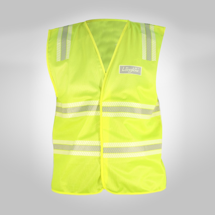 glow in the dark and reflective safety vest daylight twill