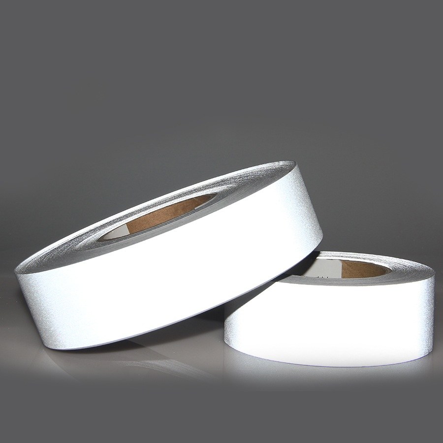 MHR-3523 silver T/C reflective fabric glowing at night