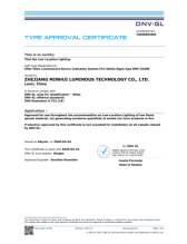 minhui luminous photoluminescent film dnv-gl certificate