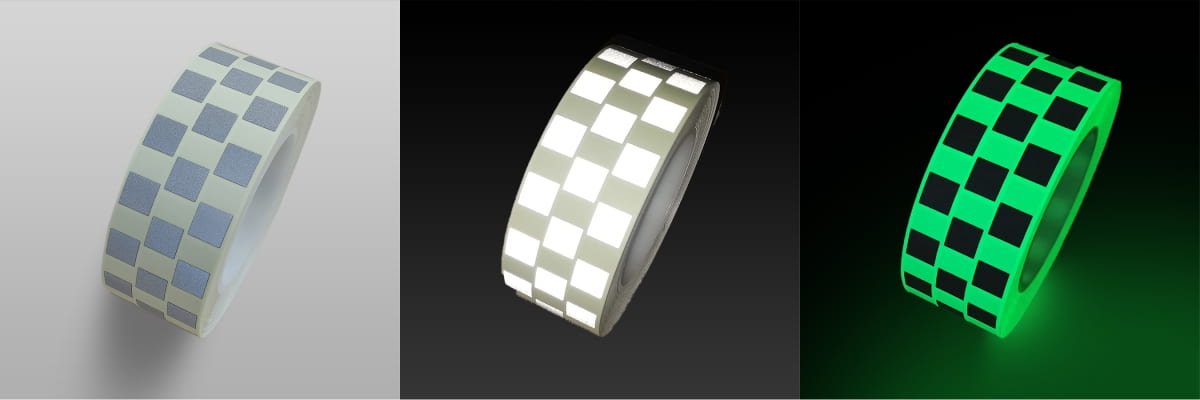 square glow in the dark and reflective HTV