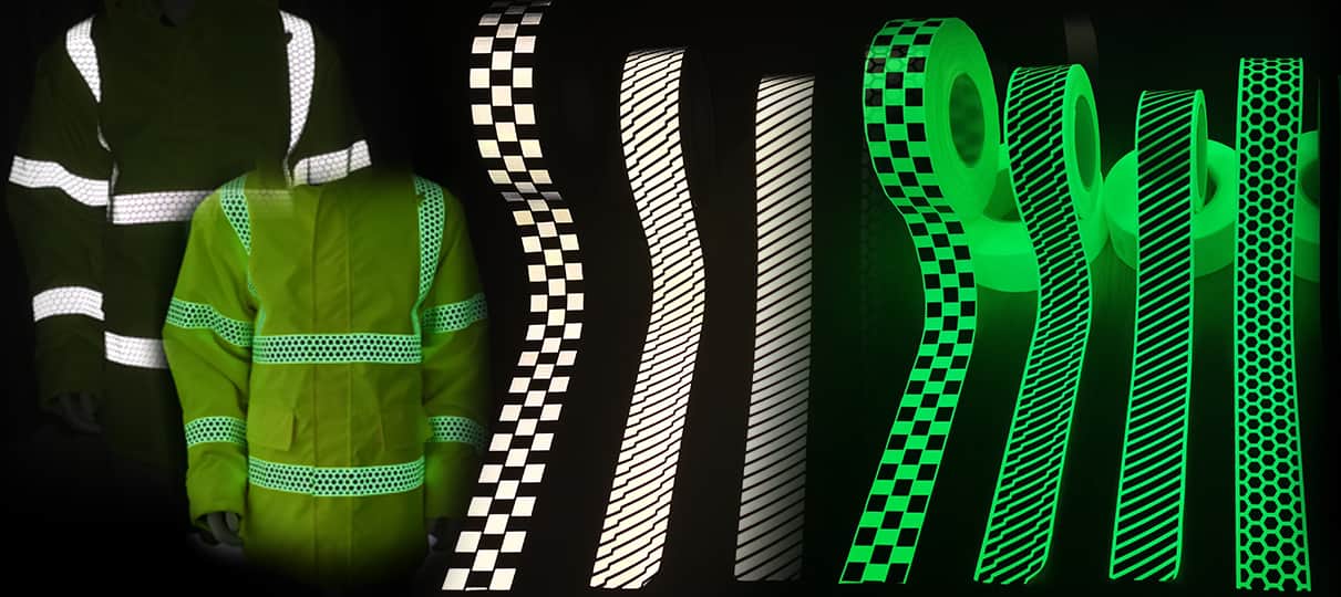 garments with photoluminescent glow in the dark HTV