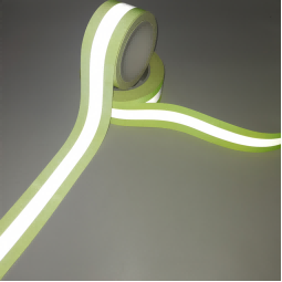 MHC-9651B photoluminescent reflective FR tape reflecting under light