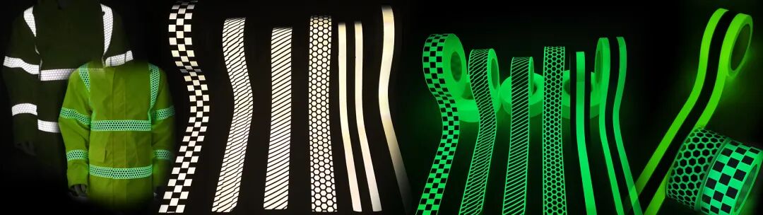 glow in the dark and reflective fabric tape source factory