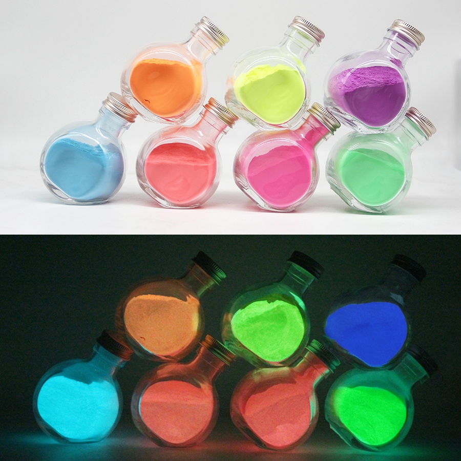 MT Series colorful photoluminescent pigment — all 7 colors